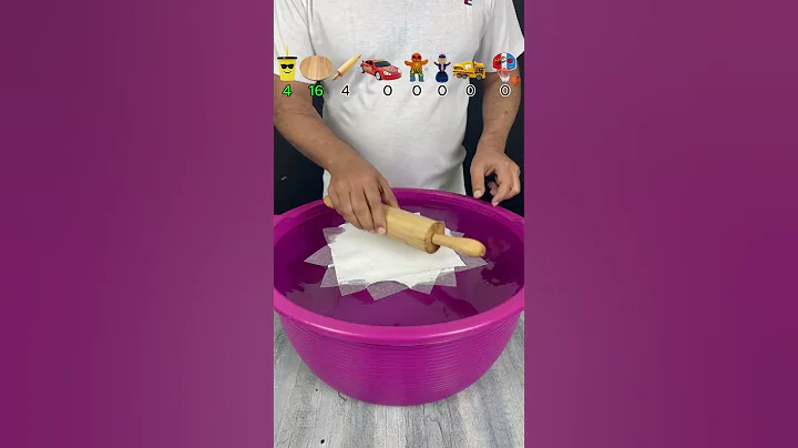 TRY TO GUESS HOW MANY TISSUE PAPER WILL FLOAT? #experiment #asmr #satisfying #foryou