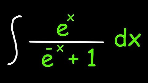 Integral of eˣ/(1 + e⁻ˣ) –👌 Full explanation and solution