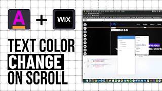 How To Have Text Change Colour As You Scrool In Wix (Step By Step)