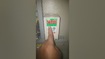 VFD Nidec controll technique. frequency setting.