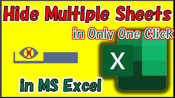 How to Hide All Sheets Except Active Sheet in Excel | Hide All Excel Sheets Other Than Active Sheet