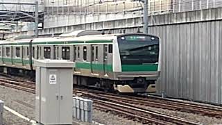埼京線E233系7000番台ハエ116編成 特急新宿行　西谷駅到着
