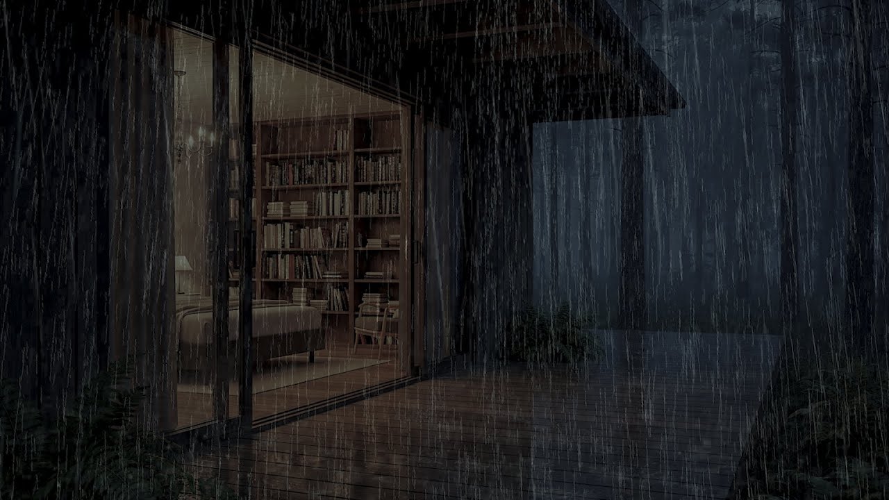 Deep Sleep in Minutes | Powerful Rain & Thunderstorm in a Calm Forest ...