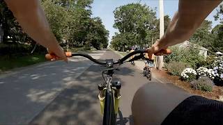 Cycling to Cooks Brook Beach, Eastham, Cape Cod
