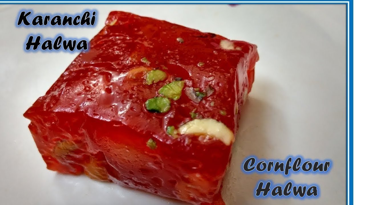 Halwa Corn Flour karachi Halwa Using brown sugar in tamil YouTube