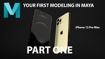easy tutorial - how to model iPhone 12 pro max in Maya (part one )