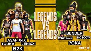 B2K(born2kill) & ASAP FF & JINEX VS BENDER SQUAD Clash Squad Custom Match || b2k the death man screenshot 5