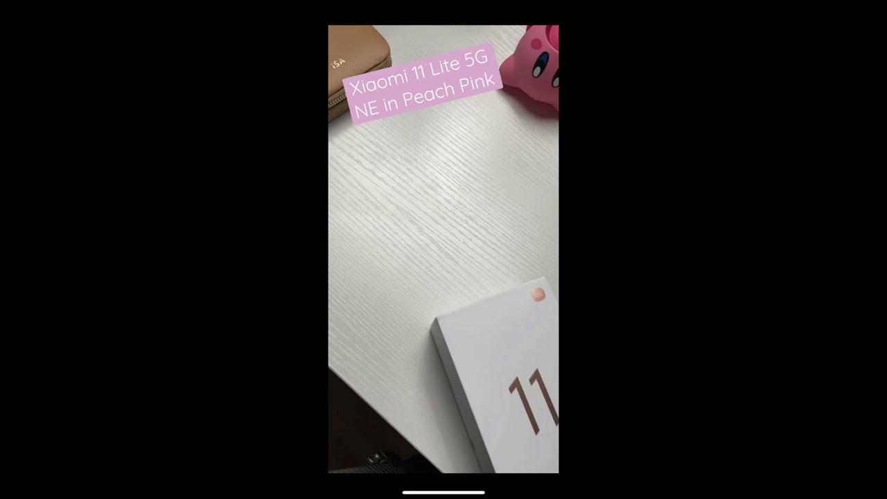 PEACH PINK Xiaomi Mi 11 Lite 5G NE unboxing - YouTube