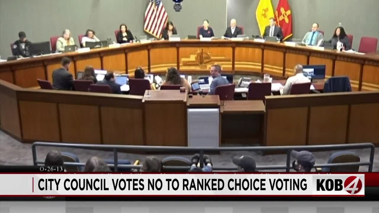 Ranked-choice voting system rejected by Albuquerque City Council - YouTube