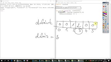 Véletlen kockadobás időméréssel - Python