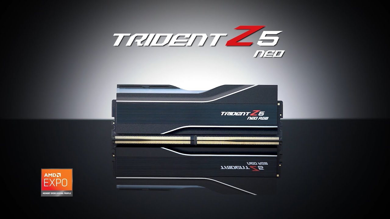 32GB G.Skill DDR5 Trident Z5 NEO 6000MHz CL30 1.35V Dual Channel Kit 2x  16GB Black 