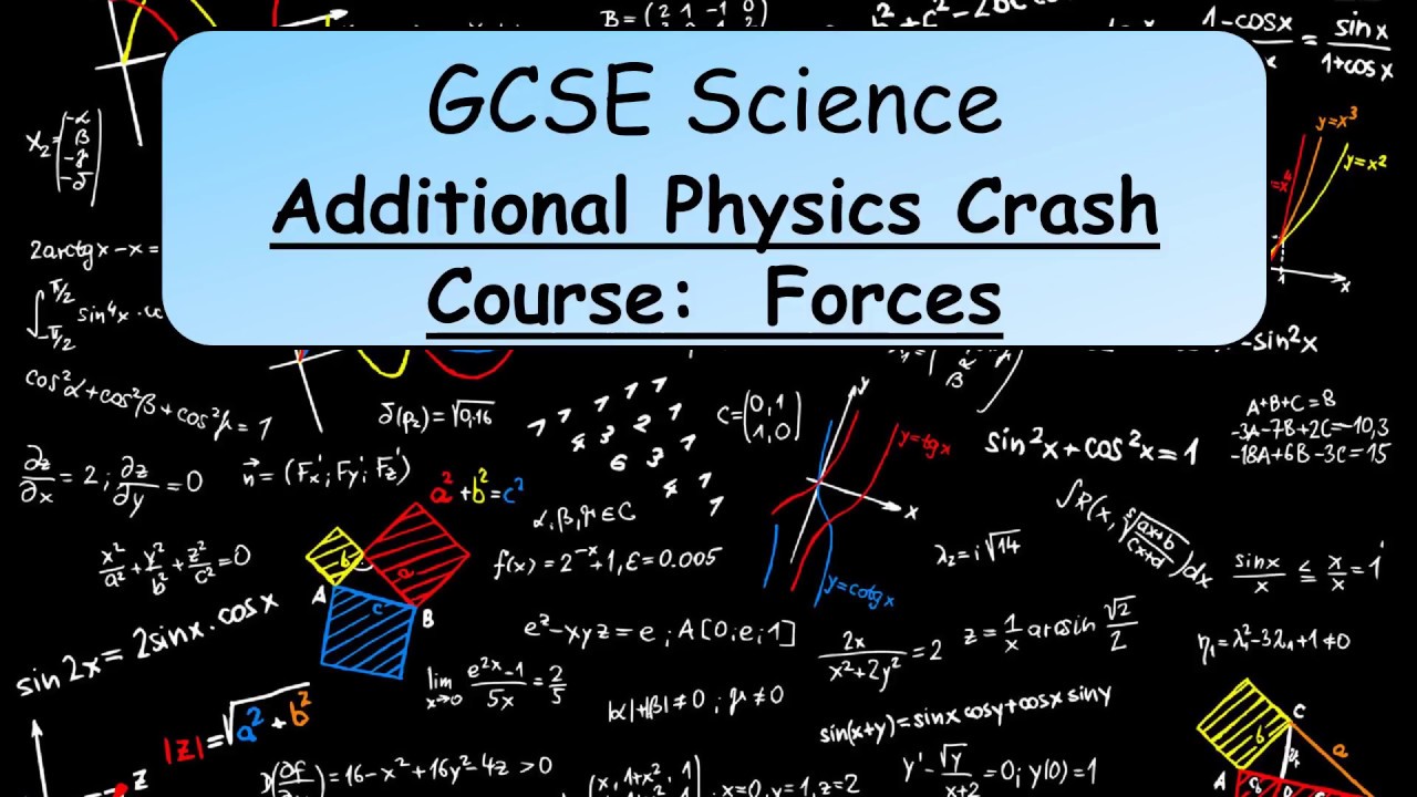 GCSE Science Additional Physics Crash Course on Forces ks430 internorm
