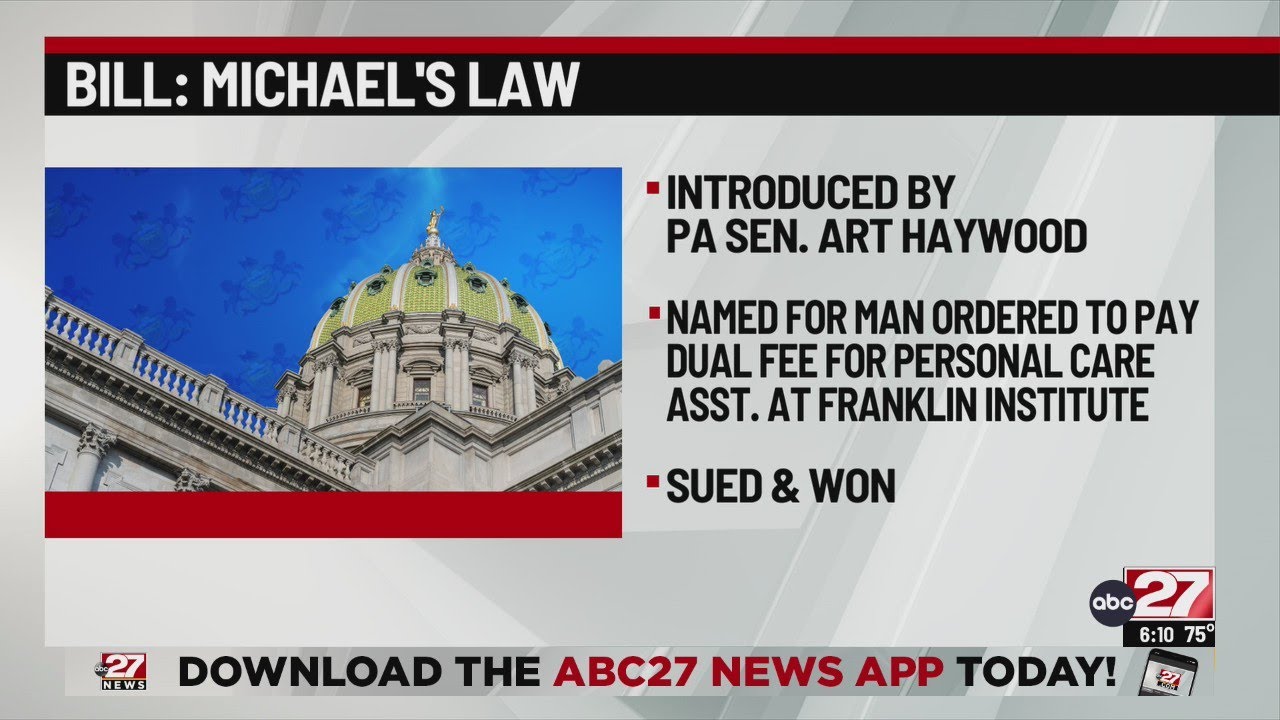 Pennsylvania bill would waive admission fees for personal care