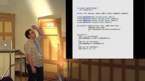 [JSConfEU 2010] Mikeal Rogers: node.js + CouchDB == Crazy Delicious