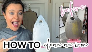 How To Clean an Iron INSIDE AND OUT
