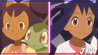 Pokémon - Iris \& Ash's Farewell vs Ash \& Iris reunion | Black And White \& Master Journeys (HD\/1080p)