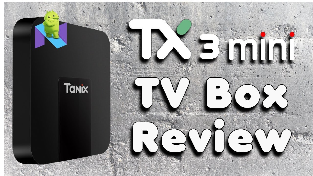 TX3 mini Boîtier Smart TV HD 4K, Android 7.1, S905W Quad