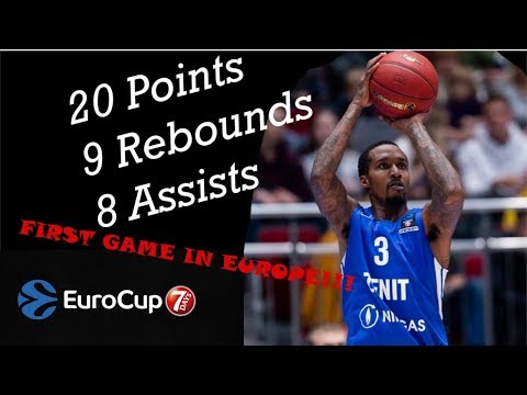 Brandon Jennings Europe Debut!!! 20 Pts, 9 Rebs, 8 Asts 03.10.2018 Zenit vs Turk Telekom | UF44