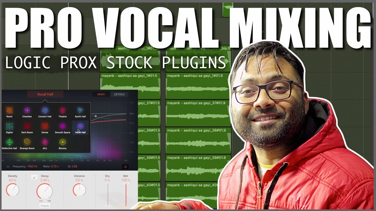 Professional Vocal Mixing With Logic Pro X Stock Plugins - YouTube