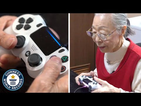 Meet the 90 year old gamer grandma! - Guinness World Records