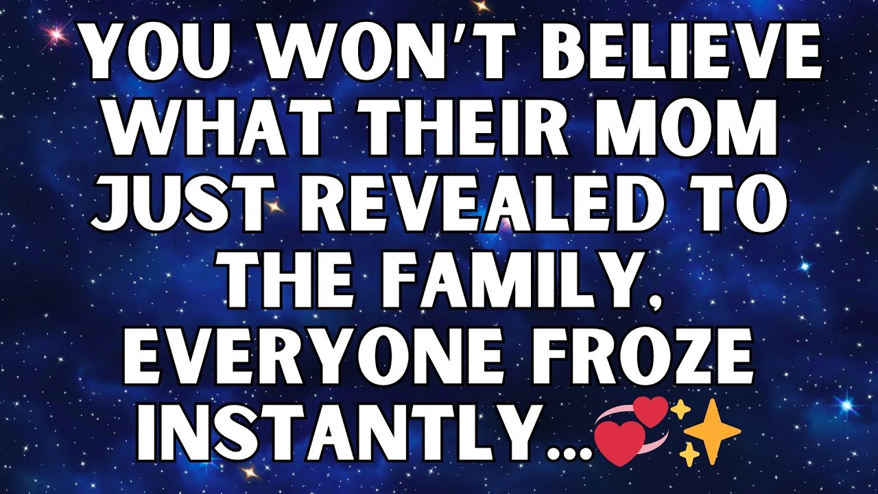 ✨ Ангелы говорят: Вы не поверите, что их мама только что рассказала семье. Все мгновенно замерли.
