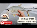 Durban Harbor fishing in the wind and rain #fffoutdoors #durbanfishing