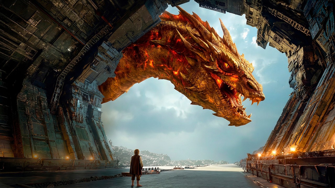 Um simples anão tenta afogar um dragão milenar em ouro fervente, mas o deixa ainda mais poderoso!