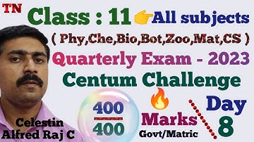 Class 11|Quarterly Exam -2023|Centum Challenge|Day 8|All subjects|sky physics
