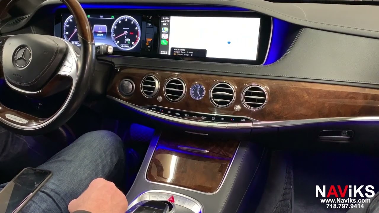 2014 2017 MercedesBenz S Class (W222) Apple CarPlay & Android Auto