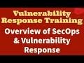 #1 ServiceNow Vulnerability Response Implementation Training | Overview of Security Operations & VR