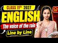 The Voice of the Rain Full Explanation | Class 11 English 2027