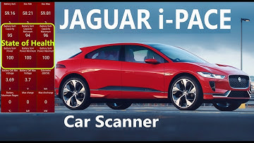 Jaguar i-Pace electric ⚡SOH and hidden battery info, battery recall | Car Scanner ELM OBD2 #ipace