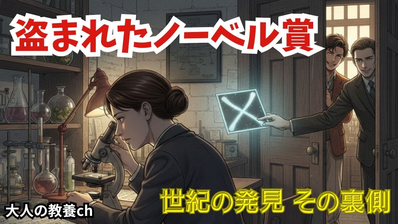 【衝撃の真実】科学史上最大の「盗用」事件。DNA二重らせん発見の裏で消された、ある女性の物語。
