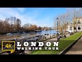 Walking along Richmond's Buccleuch Passage (Riverside) | 4K London Walk