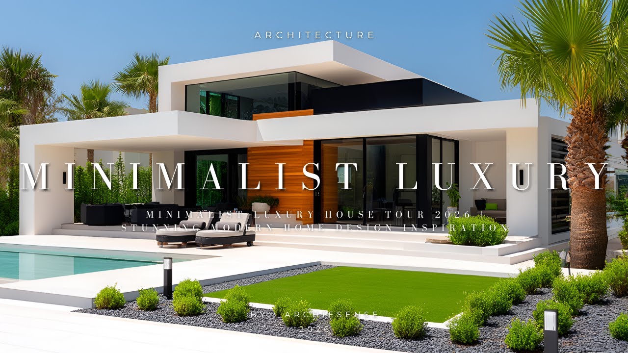 Minimalist Luxury Home Design 2026 | Stunning Modern Architecture Ideas ...