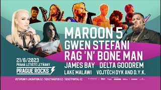 Prague Rocks 2 s Gwen Stefani, Maroon 5 a mnoho dalších!