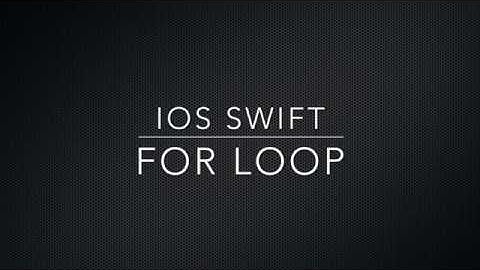 IOS Swift For Loop (Swift For Döngüsü) Ercan ÖZDOĞAN
