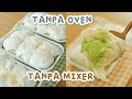 TANPA MIXER TANPA OVEN!! Coconut Pandan Steamed Bun SUPER LEMBUT dan CREAMY!!