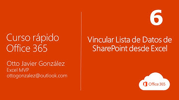 Vincular Lista de Datos de SharePoint desde Excel | Office 365 #6/10