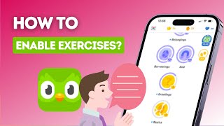 How to enable speaking exercises in Duolingo?