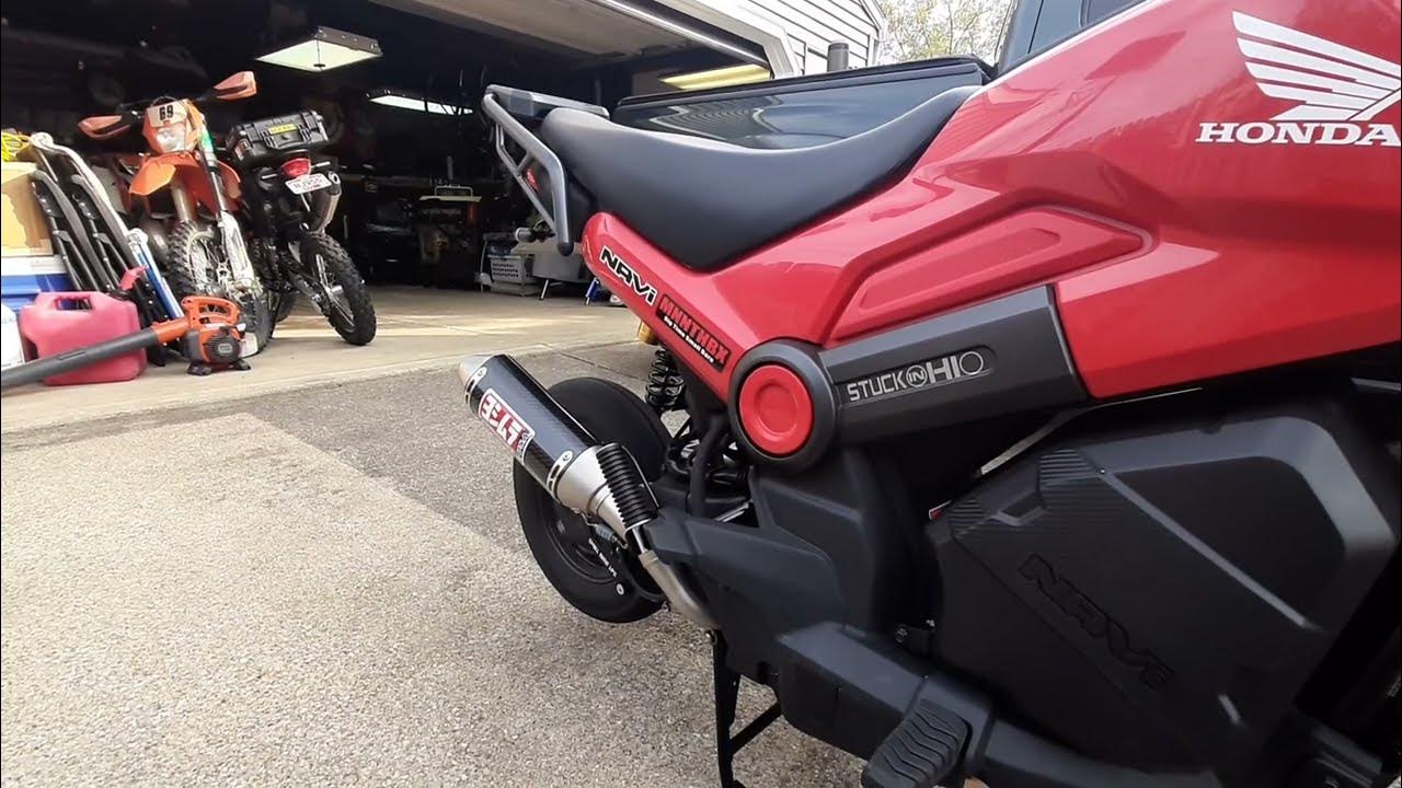 Honda Navi Yoshimura exhaust kit. YouTube