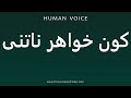 How To Pronounce کون خواهر ناتنی 