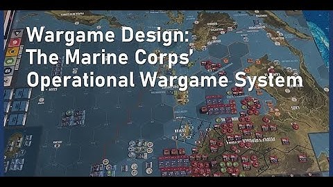 Wargame Design: The Marine Corps