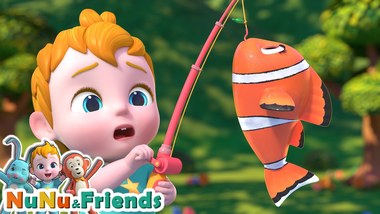 1 2 3 4 5 Once I Caught a Fish Alive 🐟🎵 | Learn Counting | Nursery ...