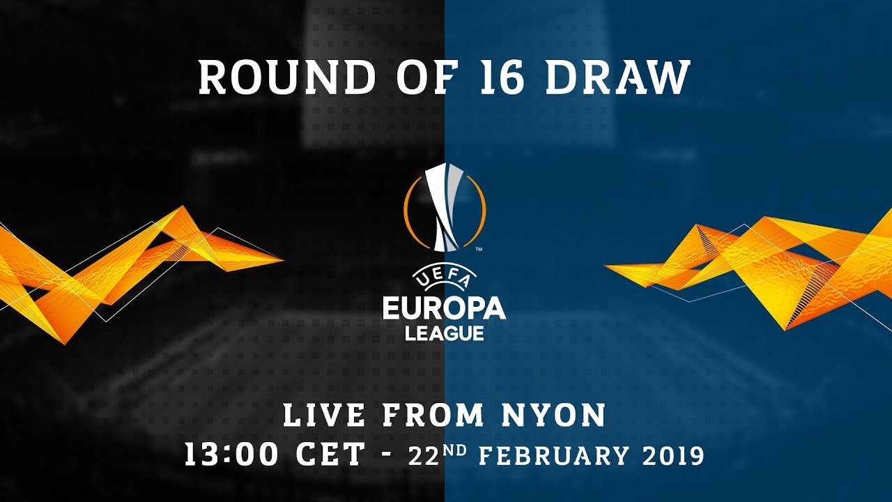 Live Uefa Europa League Round Of 16 Draw Forzainter Youtube