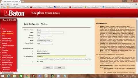 How to config iball baton 150M extreme wireless-N router!!