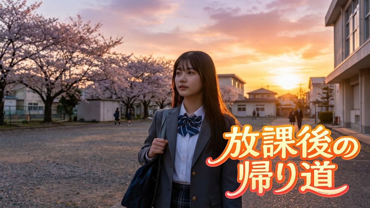 【AI MusicVideo】 「放課後の帰り道」/ Reverie of Adolescence