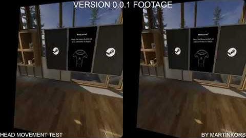 Very Virtual Reality preview - version 0.0.1 - VR with keyboard & mouse