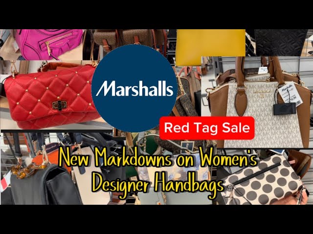 BROWSE WITH ME AT MARSHALLS* RED TAG SALE* NEW MARKDOWNS ON WOMEN'S DESIGNER  HANDBAGS* 