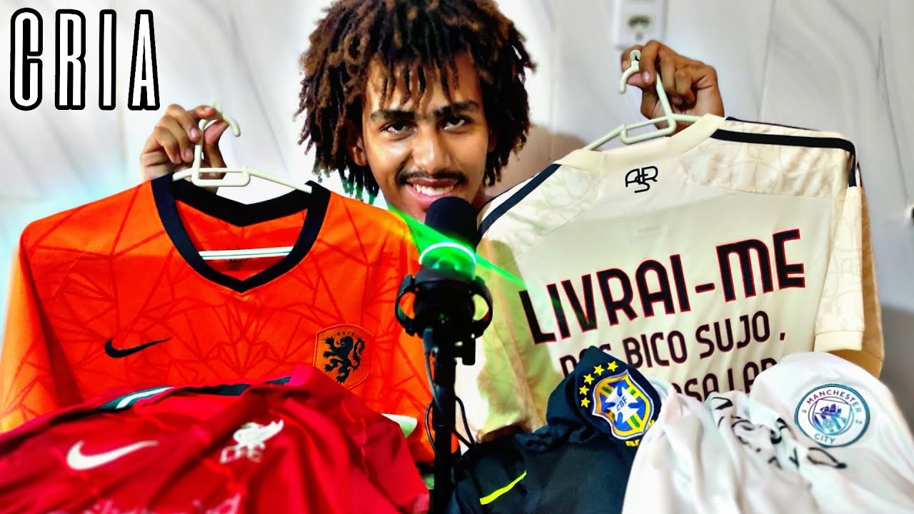 ASMR TODAS AS MINHAS CAMISAS DE CRIA 🤬🇧🇷 